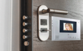 a smart door lock with the latest security features